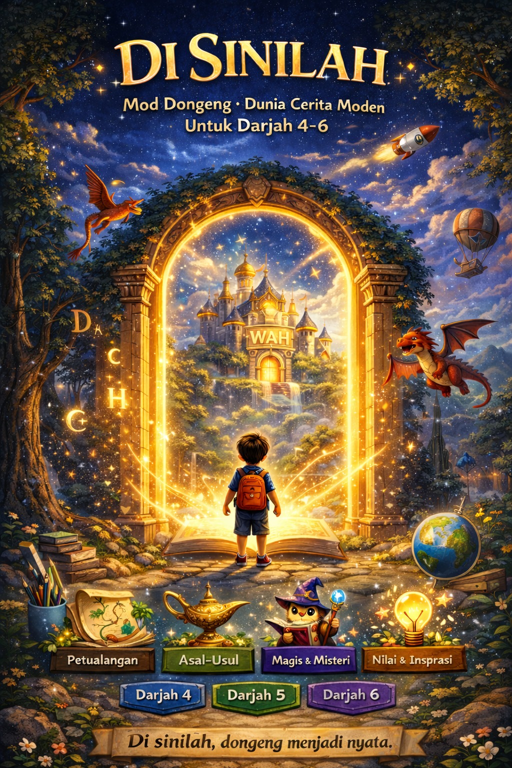 Di Sinilah — dunia imaginasi Cikgu Karmin Abbas